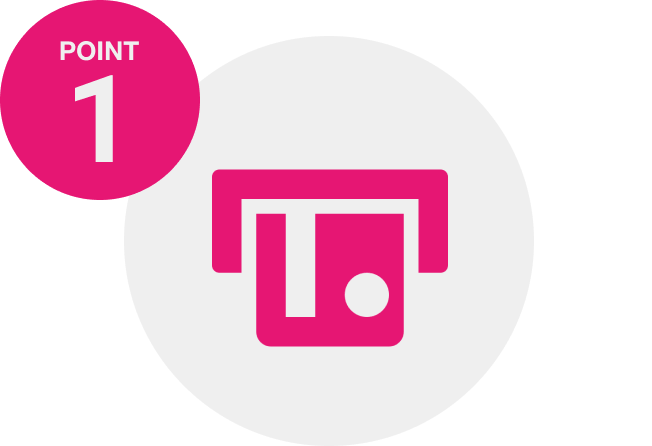 お使いみち自由!ATMで簡単借入